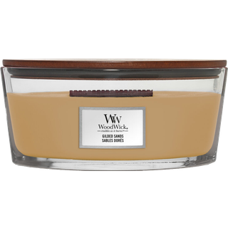 Woodwick Gilded Sands duftlys trævæge (hjertevæge) 453 g - 453 g