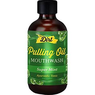 Den snavsolie, der tr?kker mundskyl - glutenfri - fjerner plaket Tartar d?rlig ?nde & Whitens t?nder (Super Mint 4 Ounce)