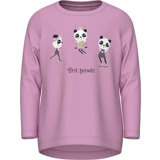 Name It Pastel Lavender Panda Top