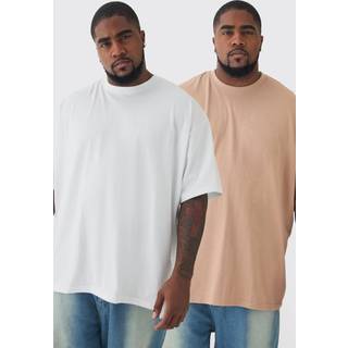 Mens Multi Plus 2 Pack Oversized T-shirt