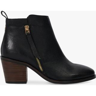 Dune London Dune London Black Wide Fit Paicing Side Zip Ankle Boots
