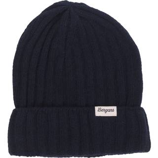 Bergans RABOT MOUNT RIB WOOL BEANIE - Navy Blue / One size