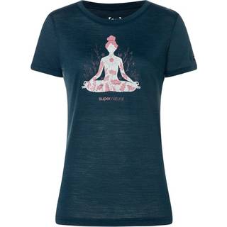 super.natural Women's Larissa Tee Blueberry/feather Grey/nostalgia Rose, XS