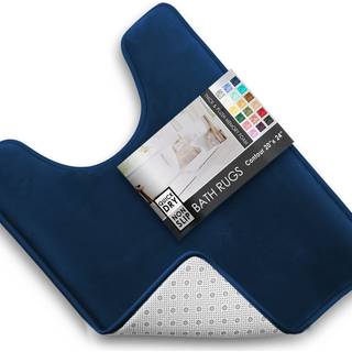 Clara Clark badev?relse t?pper fl?jl hukommelse skum badem?tsm?t skridsikre maskine vaskbare bad t?pper - t?rrer hurtigt ultra bl?dt plys badem?t