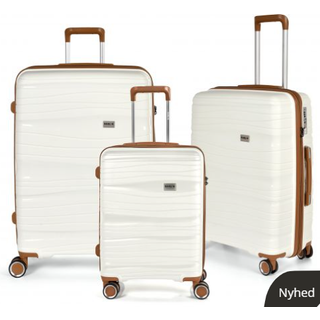 RW Travel Alfrida rullekuffert 55 cm - hvid