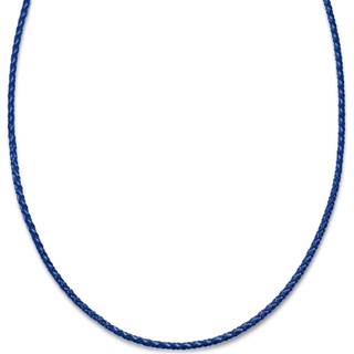 Tenvis | 3 mm Blå Læder Halskæde