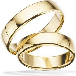 Vielsesringe - Guldringe 14kt. blank i 5mm