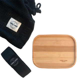 YUMMII YUMMII Bamboo Lid w. Elastic Band (Bento Large) (1 stk)