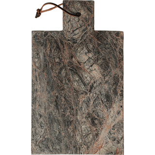 Skærebræt, marmor, skovgrøn, 39x23 cm