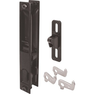 Prime-line MP1043 Skydedør Flush Handle Set Black Diecast (1 sæt)