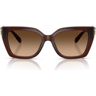 Coach HC8408U CW195 584174 55 Solbriller Kvinder Brun - Hazelnut Brown Milk - 55mm
