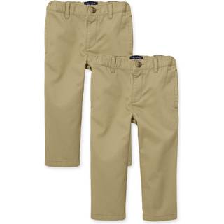 B?rnenes sted Baby Boys 'og Toddler Stretch Chino Pants H?r 2-Pack 5T