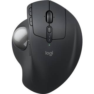 Logitech MX Ergo S - Ergonomisk mus - Optisk - 8 knapper - Sort