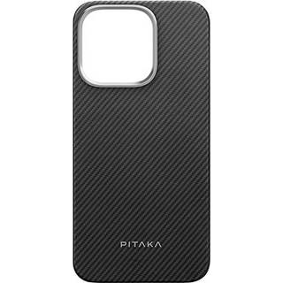 PITAKA Ultra-Slim Case Black/Grey Twill - iPhone 16 Pro