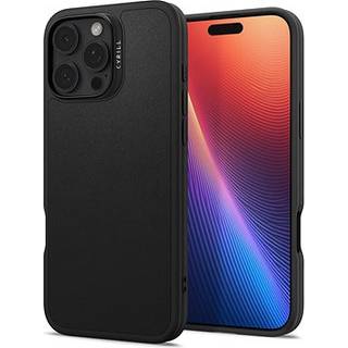 iPhone 16 Pro Spigen Cyrill Kajuk Mag Hybrid Bagside Cover - MagSafe Kompatibel - Sort