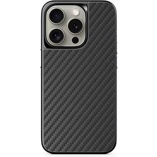 Epico iPhone 16 Pro Mag+ Hybrid Carbon Cover - MagSafe Kompatibel - Sort