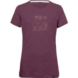 Chillaz Kid's Gandia Alpaca Gang T-shirt Børn størrelse 164 farve lilla