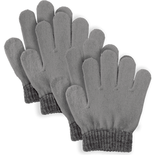 Lindberg Kids' Sundsvall Glove 2 Pack Grey/Anth, 13CM/2-5 Years