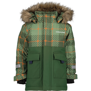 Didriksons Polarbjörn Parka Jakke Pine Green 120 cm  Grøn  120 cm  Unisex