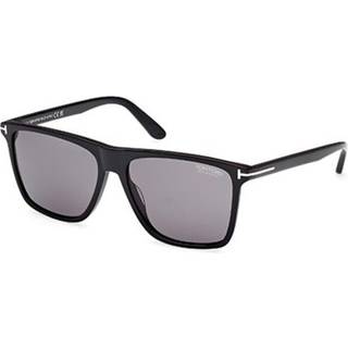 TOM FORD Mand FT0832 FLETCHER 01D Solbriller Acetat Sort Røg Firkantet Polariseret