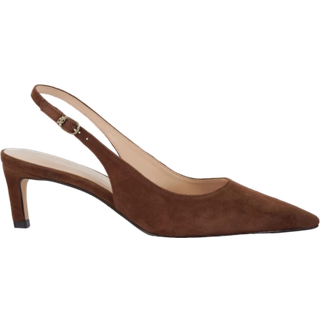 Dune London Dune London Brown Celinna Set Back Kitten Slingback Shoes