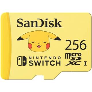 SanDisk Nintendo Switch Pokémon Pikachu MicroSD - 100MB/s - 256GB