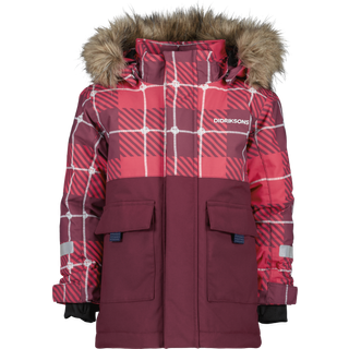 Didriksons Polarbjörn Parka Jakke Rusty Wine 80 cm  Rød  80 cm  Unisex