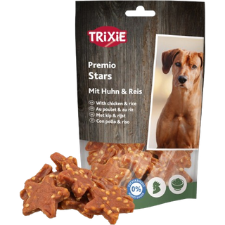 Trixie - Premio - Stjerner m. Kylling & Ris - 100g