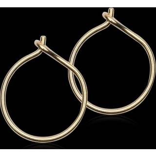 Blomdahl Golden Titanium Ear Ring 12 mm