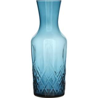 Lyngby Glas Sorrento vandkaraffel 1 liter Blå