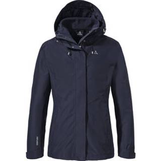 Schöffel Women's 3In1 Jacket Okere 3 i 1-jakke Damer størrelse 36 - Regular farve blå