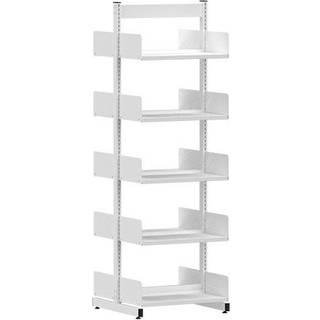 Kontorreol, hvid tosidig grundsektion 1900x600x300 mm