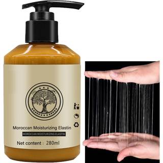 Marokko Curl Definition Cream 300G Marokko Dynamisk Elastin - Langvarig stylingvolumen Fugtighedsfugtighedsvolastiserende elasticitet Bølget hår