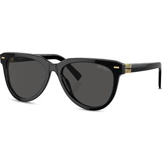 Miu Miu MU12ZSF Asian Fit 16K5S0 56 Solbriller Kvinder Black - Black - 56mm