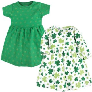 Hudson Baby Girls 'bomuldskjoler Shamrocks 5t