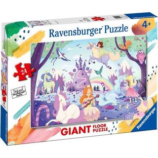 Ravensburger gulvpuslespil 24 brikker - Enhjørninger