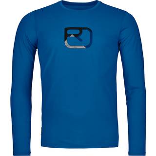 Ortovox 150 Cool Mountain Silhouette L/S Merino-shirt Herrer størrelse XL farve blå
