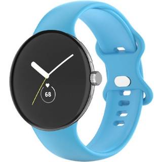 EIDERWOOD Google Pixel Watch 1 / 2 / 3 Silikone Smartwatch Rem - Lyseblå