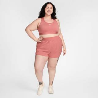 Nike Swoosh Bh til Plus Size - 1X, Medium Støtte, Pink - Komfortabel & Stabil til Dame