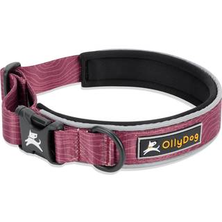 OllyDog Flagstaff Reflective Comfort Collar Rosewood, S
