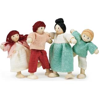 Mentari - Dukkehusfigurer Familien HoneyBunch - 4 dele - Fra 3 år