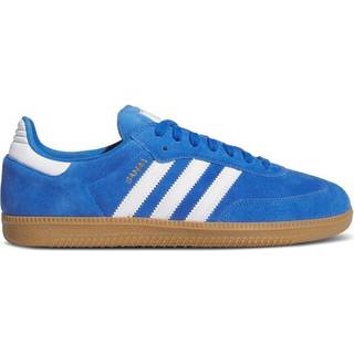 adidas Skateboarding Samba ADV Skatesko - 5.5 - blue bird/ftwwht/gold