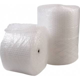 Boblefolie 50cmx75mx1mm med Ø25mm bobler og perforering hver 30cm klar