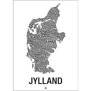 Jylland, byer - 50x70 cm