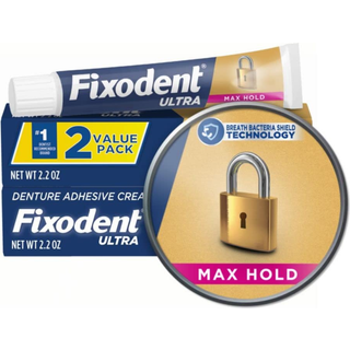 Fixodent Ultra Max Hold tandprotese-lim, 2,2 oz – Hele dagen sikkert hold til tandproteser