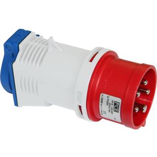 Adapter CEE 16A 5P stikpr./DK-udtag 3P