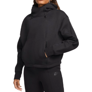 Oversized Nike Sportswear Tech Fleece-hættetrøje til kvinder - sort - XL (EU 48-50)
