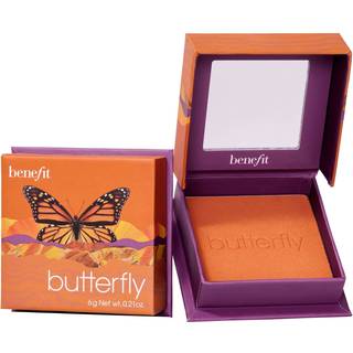 Benefit Cosmetics - Bop Butterfly Orange Blush - Blush Med Shimmer - Box O' Powder Butterfly Full Size - For Women
