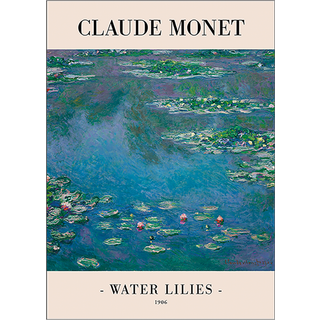 Plakat Water Lilies - Claude Monet