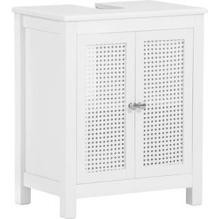 SoBuy badeværelsesvaskeskab BZR35-W med 2 døre